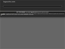Tablet Screenshot of lagauche.com